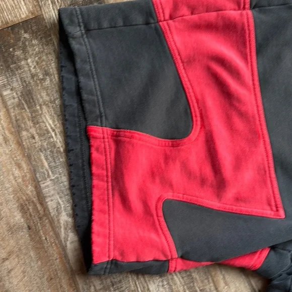 Men's Black and Red Jordan Athletic Shorts - Picture 2 of 6